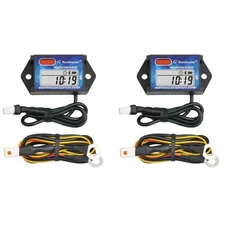 2PCS of RL-HM027BT Digial Bluetooth Hours Tachometer, Battery .