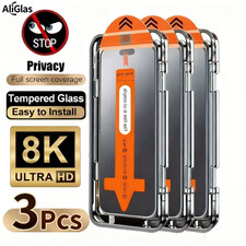 3 Pack Privacy Tempered Glass Screen Protector For any iPhone
