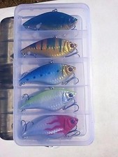 Durable 10PCS Minnow VIB Lures with Realistic Swim Action for Freshwater Fishing