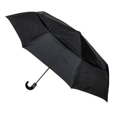 NEW Clifton Black Folding Vented Umbrella