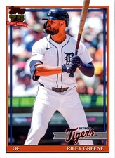 2026 Topps - 1991 Variation Riley Greene #T91-2 - Tigers