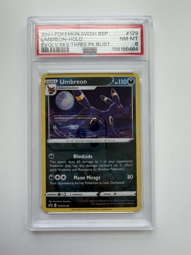 Umbreon graded PSA 8 for sale on eBay