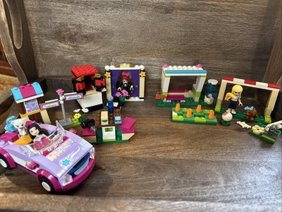 LEGO Friends Lot 41001, 41011, & 41013 Mia s Magic Tricks, Soccer, Sports Car