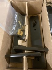 Emtek 17B1US10B RH Modern Multi Point Door Trim Set, Oil Rubbed Bronze Helios
