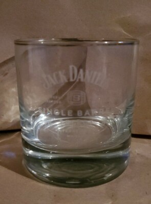Jack Daniel's ''SINGLE BARREL SELECT'' Tennessee Whiskey Rocks Glass w/ Round Base