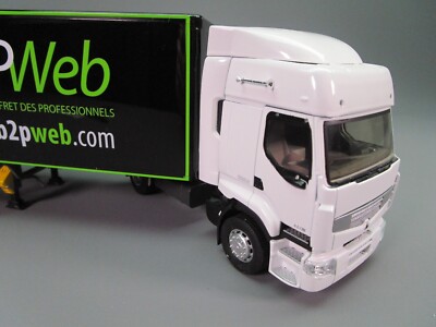 Miniature Semi remorque Renault R390 Course LBS Eligor -SP - Collection
