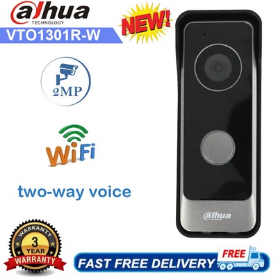 Dahua VTO1301R-W WiFi Wireless Villa Door Station Two-way Audio Video Doorbell