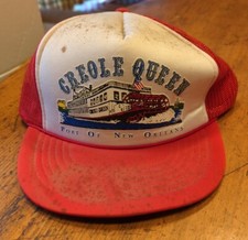 Vintage Snapback Hat Cap Creole Queen Port Of New Orleans