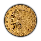 1913 G$2.50 Indian Head Gold Quarter Eagle - Luster - AU - SKU-G4232