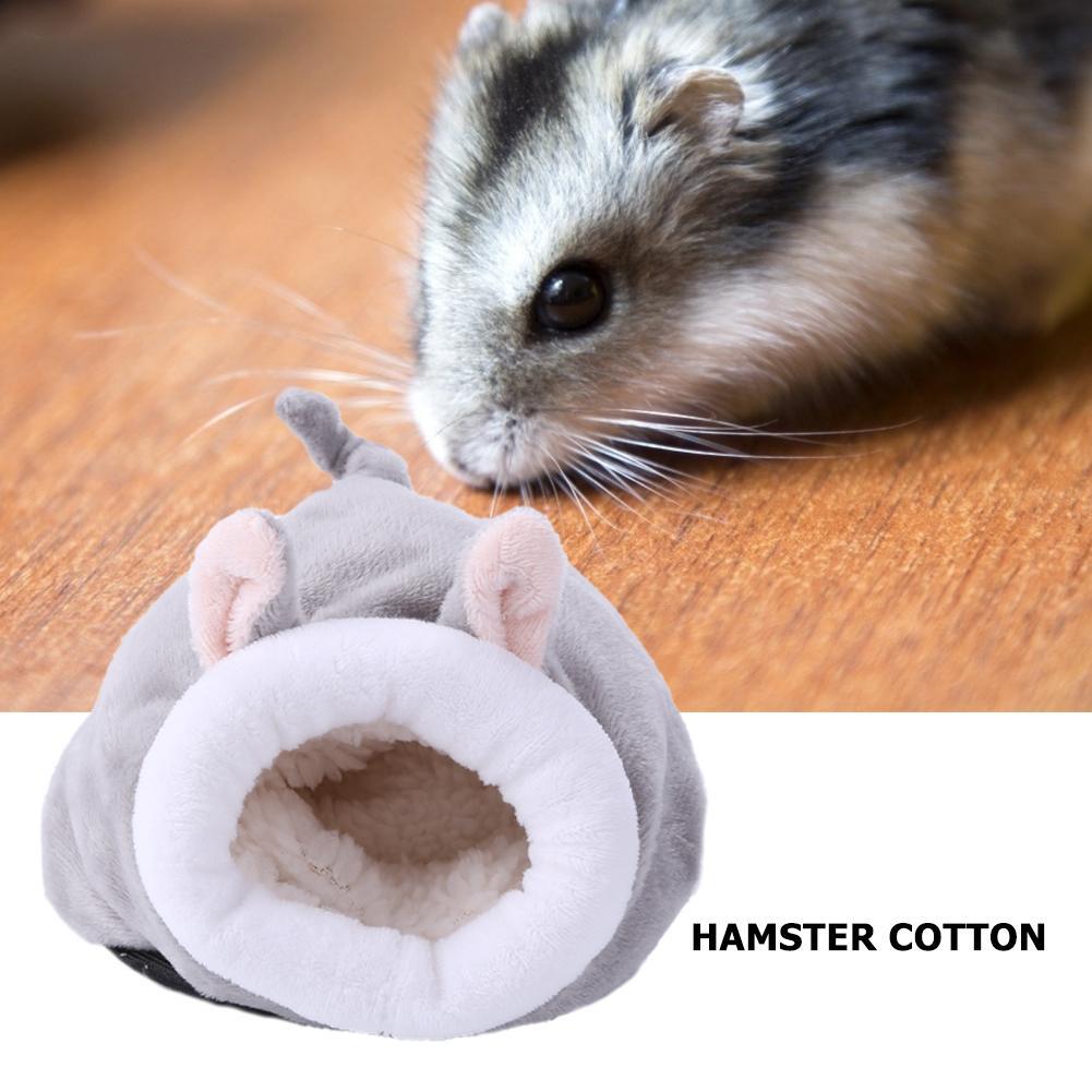 Litewoo Small Animal Sleeping Pouch Hammock - Warm Flannel Bed For Sugar Gliders, Hamsters, Rats, Chinchillas (Large, Pink)