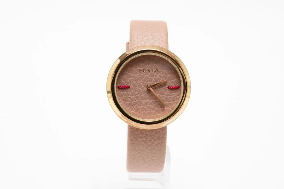 [Excellent + 5] FURLA Mypiper R4251110502 Ladies Pink Leather Watch From JAPAN - Image 4 of 4