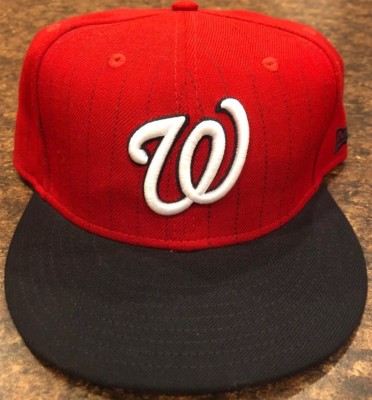 NWOT Washington Senators MLB New Era Size 7 3/4 Fitted Hat 9 Fifty Pinstripe