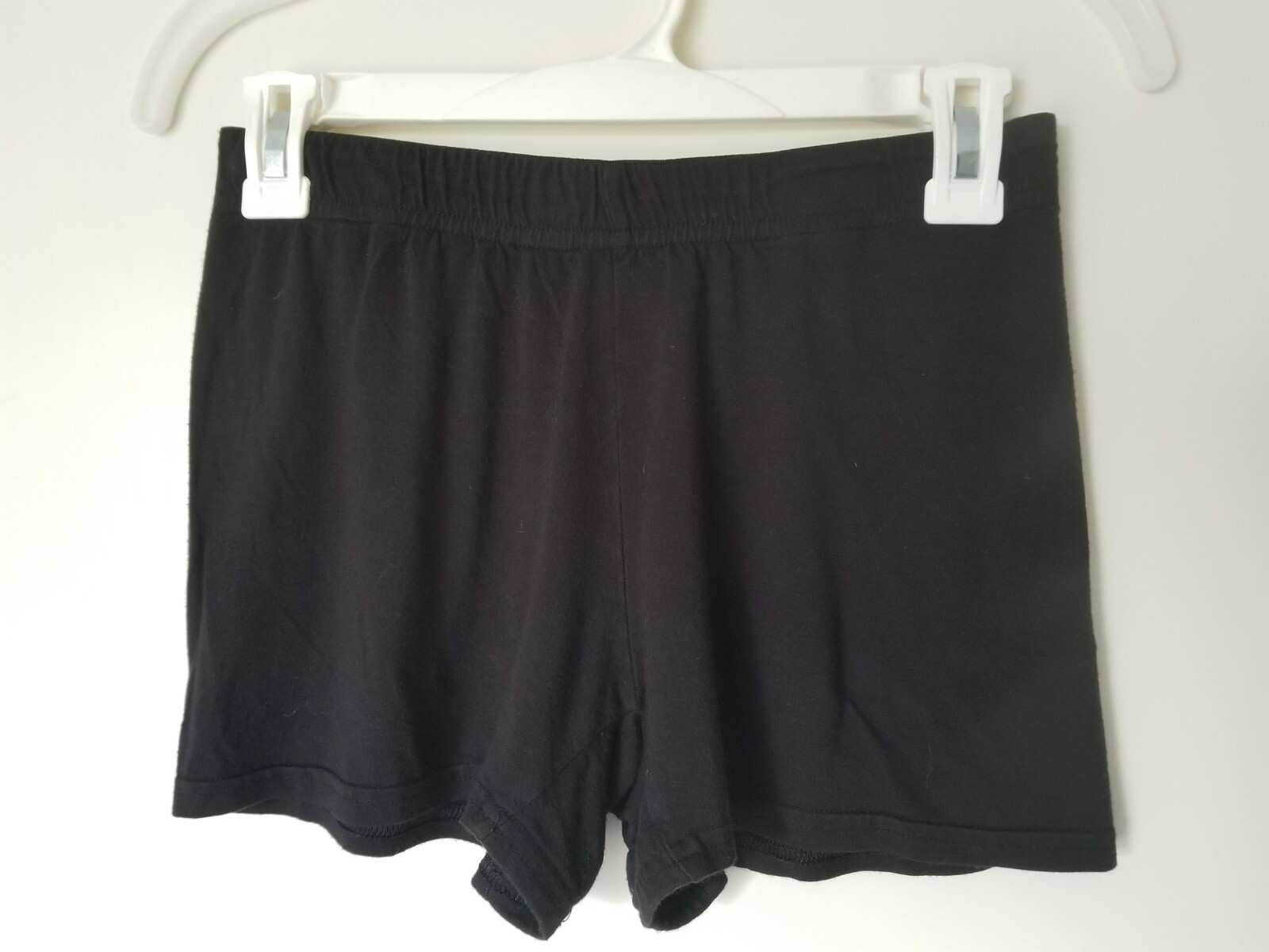 No Tag Solid Basic Black Elastic Waist Casual Sle… - image 1