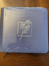 Creative Memories Book 7 x 7" Album New Retired With Pages Sealed Blue Flowers