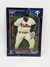 Jalvin Arias 2024 Bowman Chrome 1st Purple Refractor /250 #BCP-226 Phillies