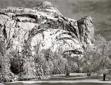1947/80 Vintage ANSEL ADAMS Landscape Yosemite North Dome Arches Tritone Art