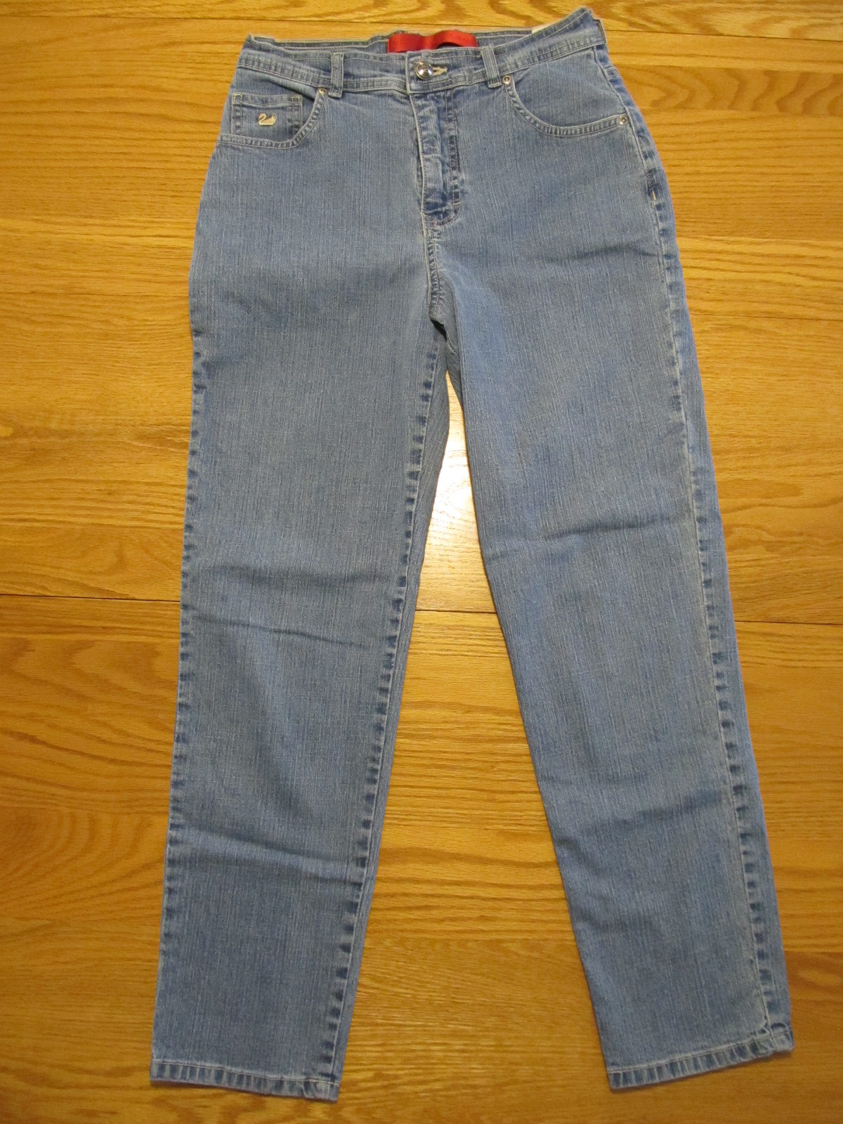 GLORIA VANDERBILT Stretch Blue Jeans Pants Medium Wash Petite