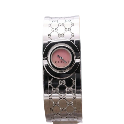 Gucci 112 Twirl Polished Stainless Steel Women display picture 2