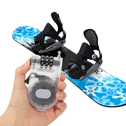 Anti-theft Lock Snowboard Type Travel Retractable for Public Rack - Picture 11 of 12