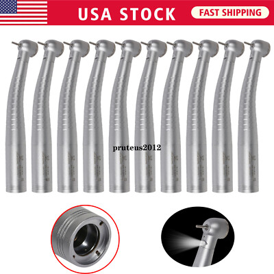 Dental Fiber Optic LED Handpiece Air Turbine Fit LED Multiflex Quick Coupler
