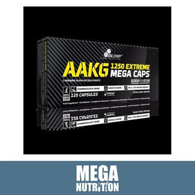 Olimp AAKG 1250 Extreme Mega Caps 120 Kapseln | Arginin Alpha Ketoglutarat