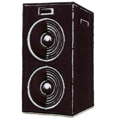 Loud Banging Speaker Patch Music Party Live Embroidered Iron On