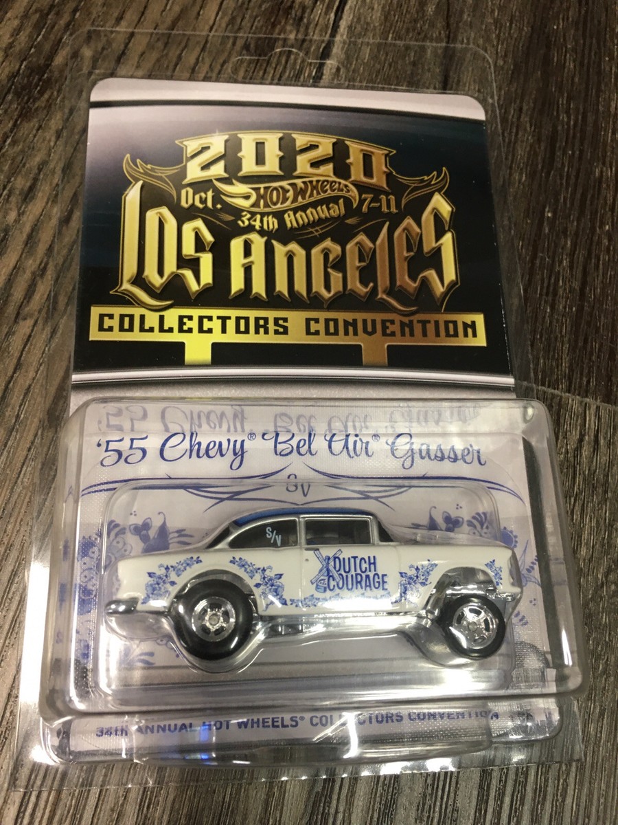 ミニカー Hot Wheels rIc 34th gasser Los Angeles 2020 Hot Wheels 34th LA Convention Dinner 55 Chevy Bel Air Gasser