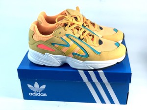 RARE Adidas Original Orange Leather Yung 96 Chasm Running Shoes EE7228 Mens Sz 9 | eBay