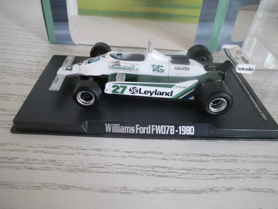 Williams Ford FW07B 1980 Alan Jones Atlas Editions 1:43 Modellauto F1 Grand Prix - Bild 2 von 4