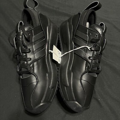Adidas Y-3 Rivalry Low Triple Black Unisex FZ6397 M 7/W 8 NWOB