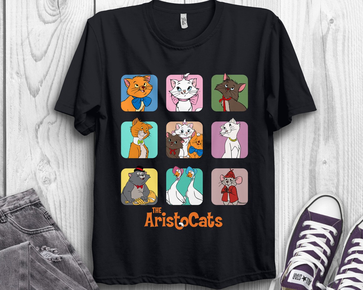 ★WAIKEI★ Vintage Aristocats Archive Short Sleeve T-Shirt P Waikei] 25SS Vintage Aristocats Archive Half Sleeve T-Shirt