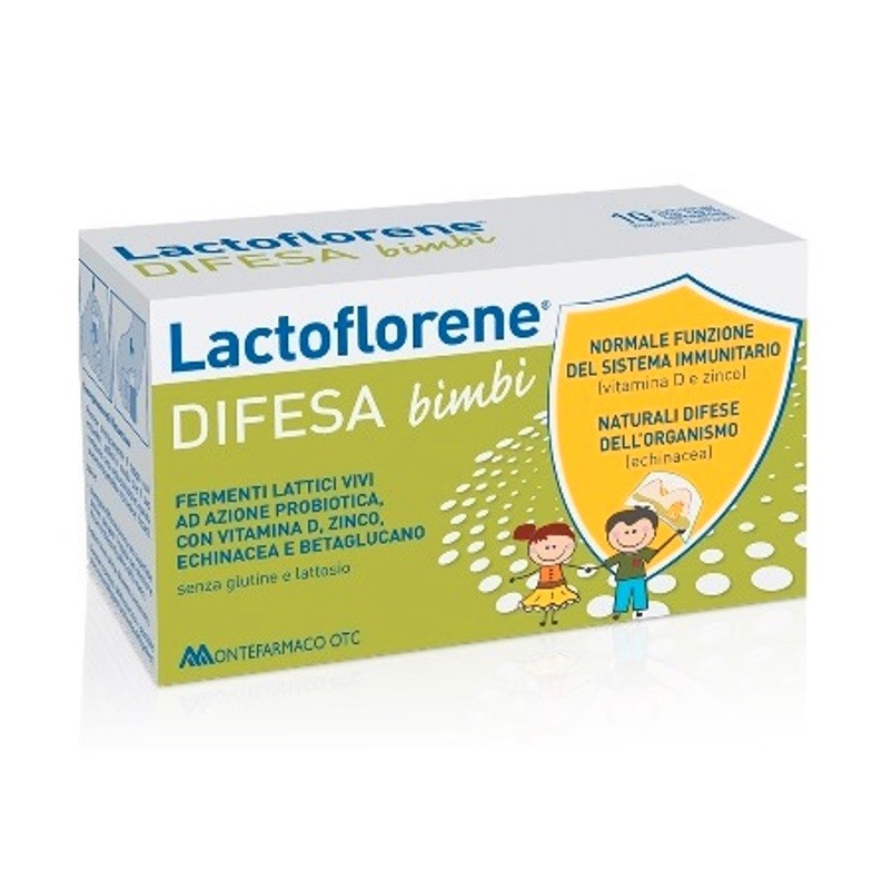 Lactoflorene Difesa BB Integratore Fermenti Lattici Per Bambini 10 Flaconcini - Immagine 2
