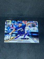 Jacob Barnes 2018 Topps Update #US40 Milwaukee Brewers Auto Signed Rookie Card