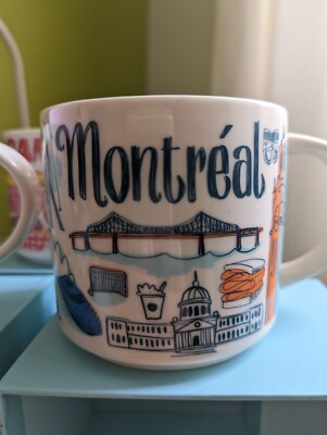 Starbucks Been There Series Set of 3 Mugs Montreal, Quebec, Canada