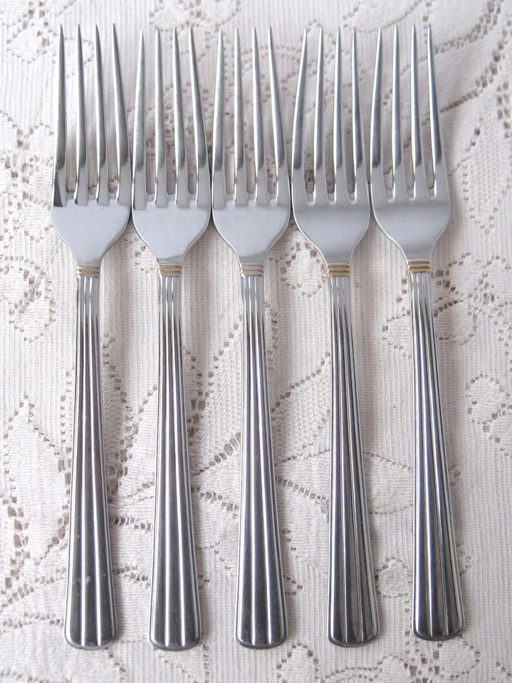 CUTIPOL Portugal Acero Inoxidable ATHENA GOLD Acento Lote Paquete Foto 2 de 4