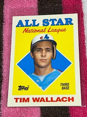 1988 TOPPS TIFFANY #399 TIM WALLACH EXPOS STARS VINTAGE BASEBALL CARD !! - Photo 1/2