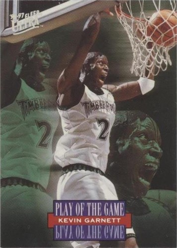 1996-97 Fleer Ultra Kevin Garnett SSP Platinum Medallion SP Card