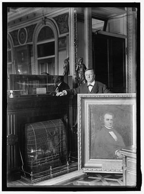 George E Badger,Secretary,Navy,Josephus Daniels,portrait,paintings,artwork,1913