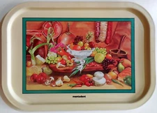 MENTADENT ADVERTISING DENTRIFIC METAL TRAY 