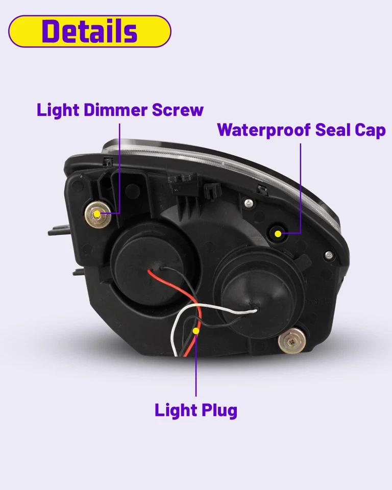 Faros para Mitsubishi Eclipse 2000-2005 + luces traseras LED lámpara de freno trasero Foto 4 de 4