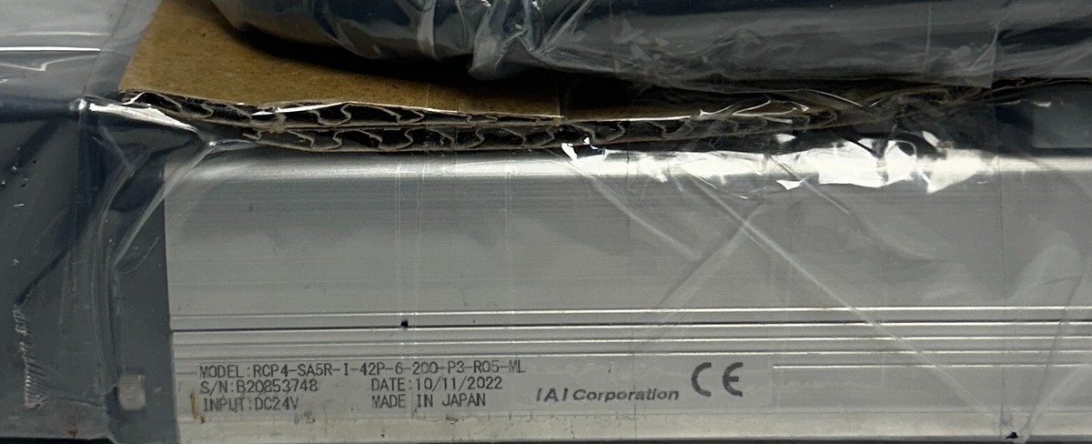 IAI RCP4-SA5R-I-42P-6-200-P3-R05-ML ROBO CYLINDER ELECTRIC IAI RCP4-SA5R-I-42P-6-200-P3-R05-ML ROBO CYLINDER ELECTRIC