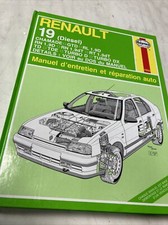 Haynes Renault 19 diesel R19 revue technique entretien réparation auto