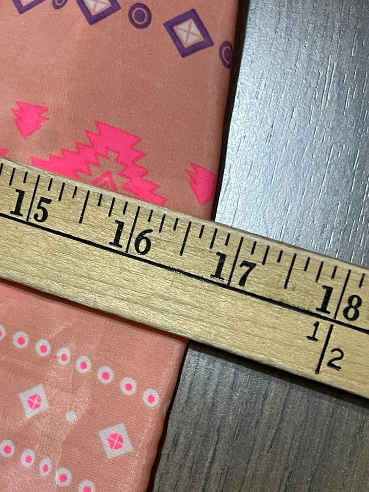 Vestido rue21, Mujer Talla Pequeña, Rosa Blanco Naranja, Manga 3/4, Cremallera Trasera Foto 4 de 4