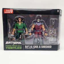 DC Collectibles Batman Vs Teenage Mutant Ninja Turtles Ra's Al Ghul & Shredder 