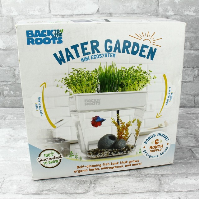 Back to The Roots Water Garden Selfcleaning Fish Tank Mini Aquaponic