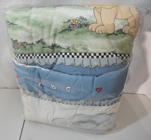 Fisher Price Noah's Ark Boat Crib Comforter Baby Vintage New - Picture 8 of 10
