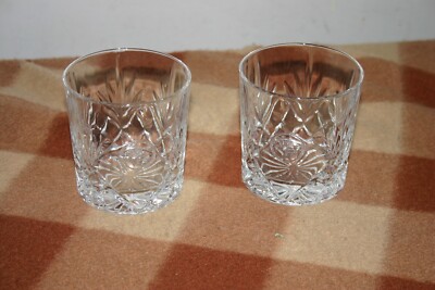 Set of 2/ Woodford Reserve Glencairn Crystal Whiskey Glasses