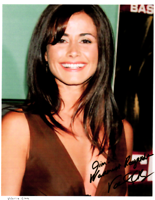 Valerie Cruz TTM Signed 8.5x11 Dexter Sylvia Prado Dresden Files
