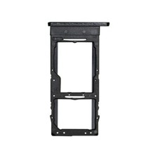 SIM microSD Card Tray Dual for Samsung Galaxy A51 5G Black Phone Repair Part
