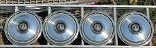 1966 1967 Plymouth Barracuda Valiant Hubcaps Set Of 4 Wheel Cover Nice